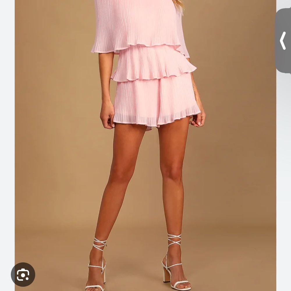 Lulu's Pink Ruffled Jumpsuit